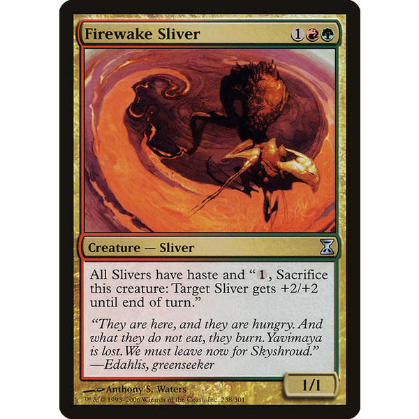 Magic: The Gathering Firewake Sliver (238) Moderately Played