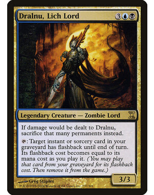 Magic: The Gathering Dralnu, Lich Lord (237) Lightly Played