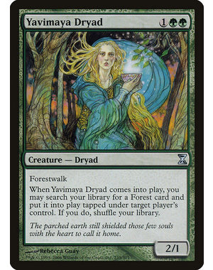 Magic: The Gathering Yavimaya Dryad (235) Moderately Played