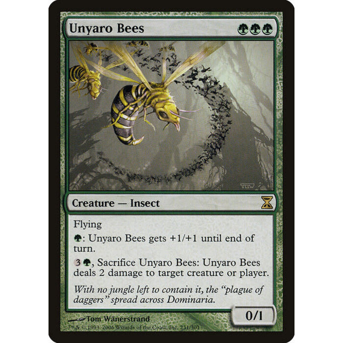 Magic: The Gathering Unyaro Bees (231) Moderately Played