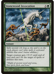 Magic: The Gathering Stonewood Invocation (223) Moderately Played
