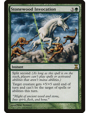 Magic: The Gathering Stonewood Invocation (223) Moderately Played