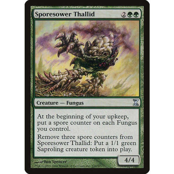 Magic: The Gathering Sporesower Thallid (220) Moderately Played