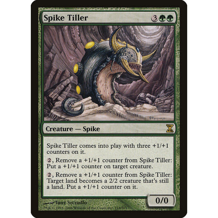 Magic: The Gathering Spike Tiller (218) Moderately Played