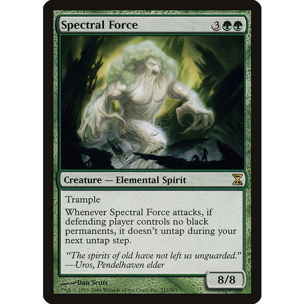 Magic: The Gathering Spectral Force (217) Moderately Played