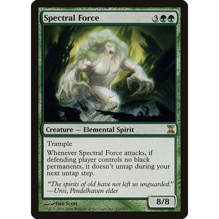 Magic: The Gathering Spectral Force (217) Moderately Played