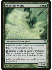 Magic: The Gathering Phantom Wurm (211) Moderately Played