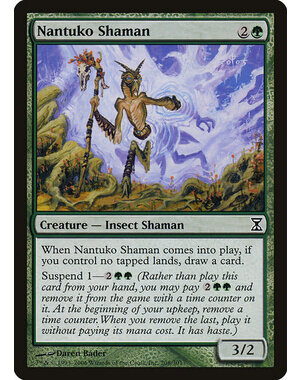 Magic: The Gathering Nantuko Shaman (208) Moderately Played Foil