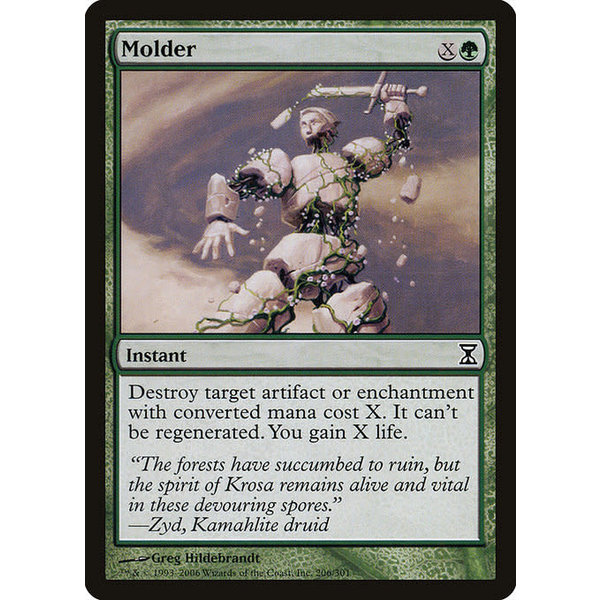 Magic: The Gathering Molder (206) Moderately Played