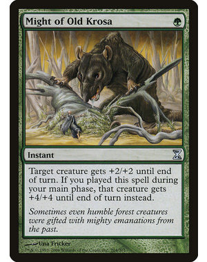 Magic: The Gathering Might of Old Krosa (204) Lightly Played Foil