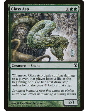 Magic: The Gathering Glass Asp (197) Moderately Played