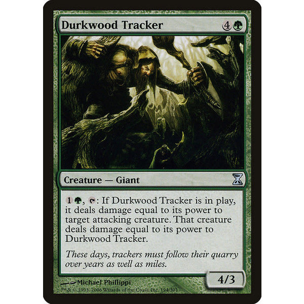 Magic: The Gathering Durkwood Tracker (194) Lightly Played Foil