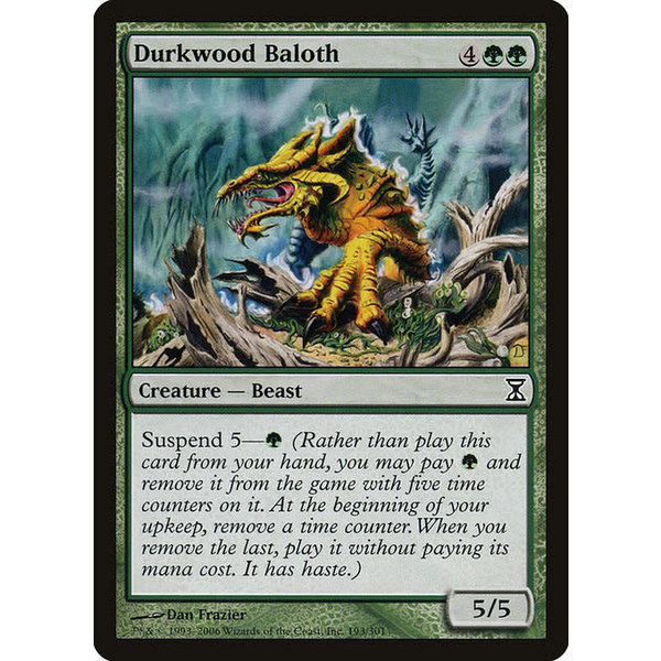 Magic: The Gathering Durkwood Baloth (193) Moderately Played