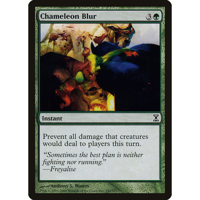 Magic: The Gathering Chameleon Blur (192) Moderately Played