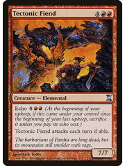 Magic: The Gathering Tectonic Fiend (181) Moderately Played