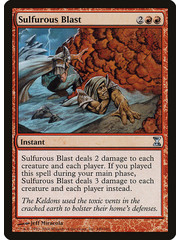 Magic: The Gathering Sulfurous Blast (180) Moderately Played