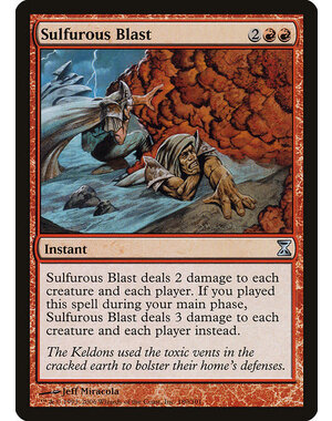 Magic: The Gathering Sulfurous Blast (180) Moderately Played