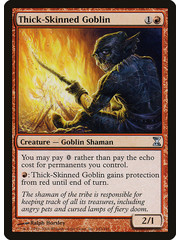 Magic: The Gathering Thick-Skinned Goblin (182) Moderately Played