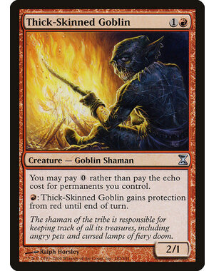Magic: The Gathering Thick-Skinned Goblin (182) Moderately Played
