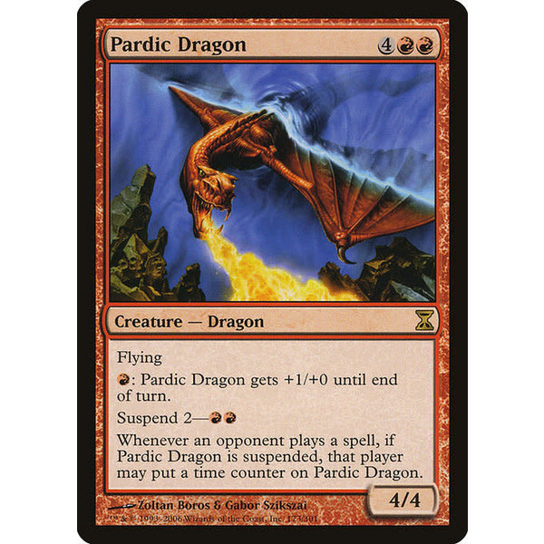 Magic: The Gathering Pardic Dragon (173) Moderately Played
