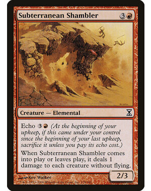 Magic: The Gathering Subterranean Shambler (178) Moderately Played