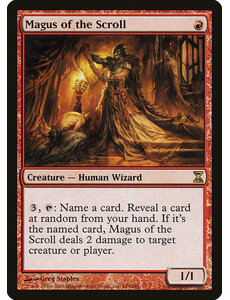 Magic: The Gathering Magus of the Scroll (169) Moderately Played