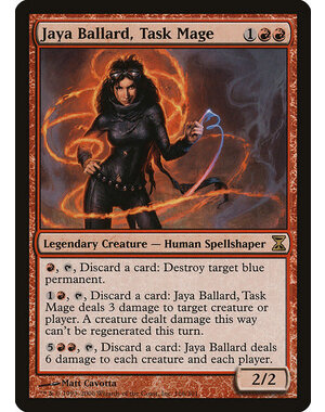 Magic: The Gathering Jaya Ballard, Task Mage (166) Moderately Played