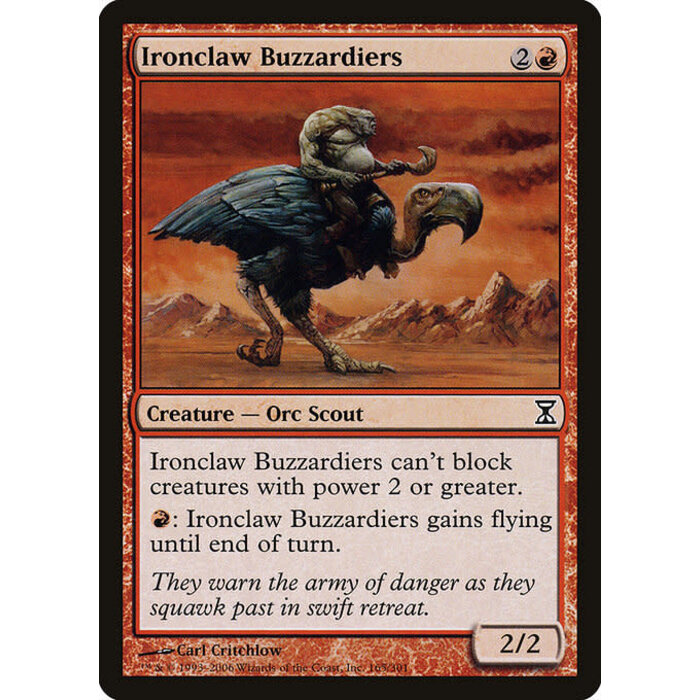 Magic: The Gathering Ironclaw Buzzardiers (165) Moderately Played