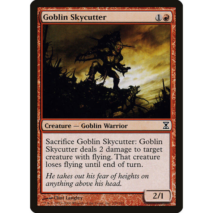 Magic: The Gathering Goblin Skycutter (159) Lightly Played