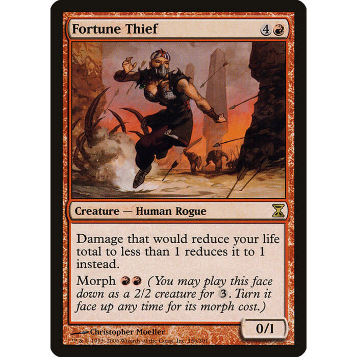 Magic: The Gathering Fortune Thief (156) Damaged