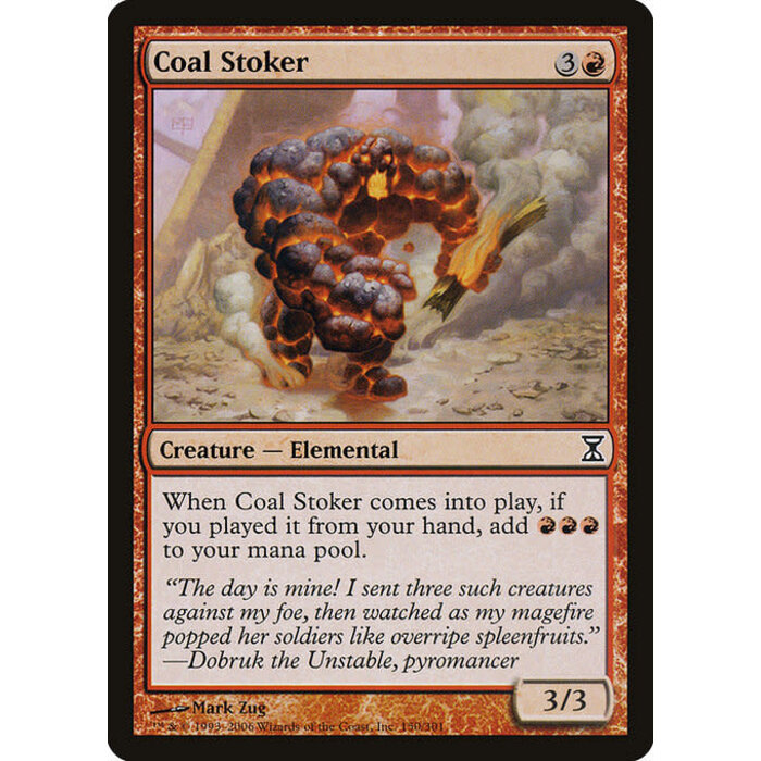 Magic: The Gathering Coal Stoker (150) Moderately Played