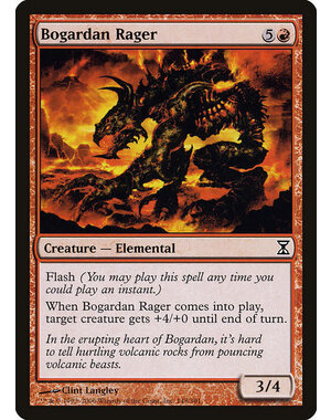 Magic: The Gathering Bogardan Rager (148) Moderately Played