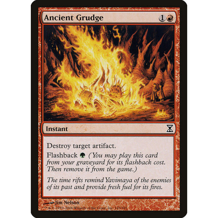 Magic: The Gathering Ancient Grudge (143) Moderately Played