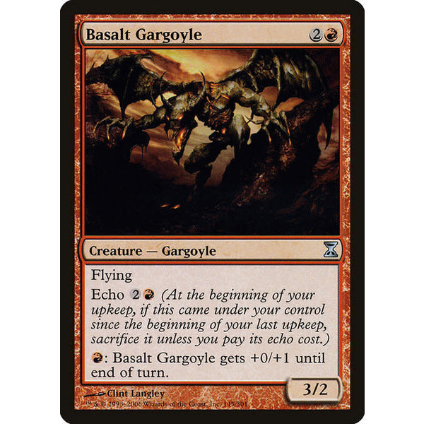 Magic: The Gathering Basalt Gargoyle (145) Moderately Played