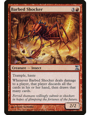 Magic: The Gathering Barbed Shocker (144) Moderately Played