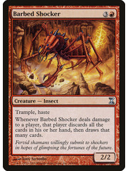 Magic: The Gathering Barbed Shocker (144) Moderately Played Foil