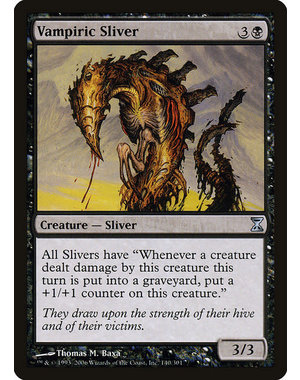 Magic: The Gathering Vampiric Sliver (140) Moderately Played