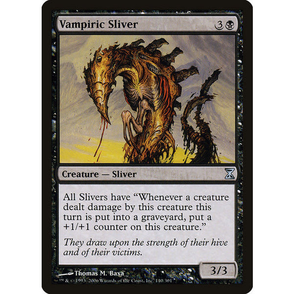 Magic: The Gathering Vampiric Sliver (140) Moderately Played
