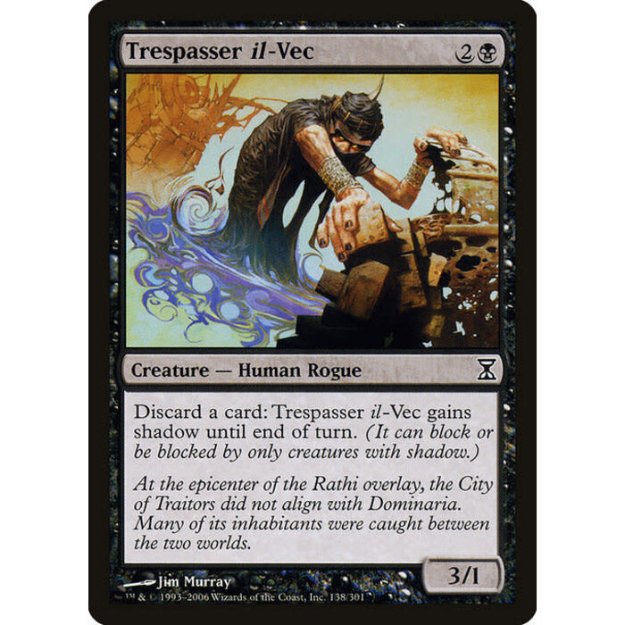 Magic: The Gathering Trespasser il-Vec (138) Moderately Played