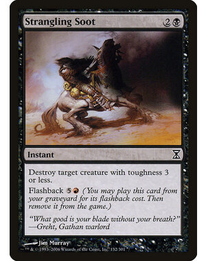Magic: The Gathering Strangling Soot (132) Moderately Played