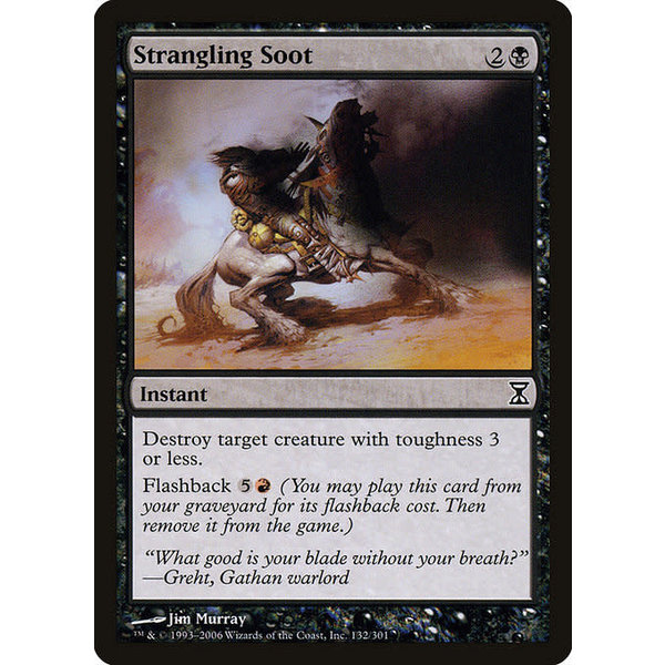 Magic: The Gathering Strangling Soot (132) Moderately Played