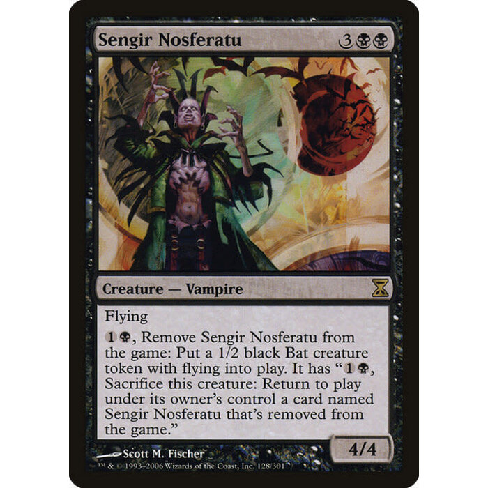 Magic: The Gathering Sengir Nosferatu (128) Moderately Played