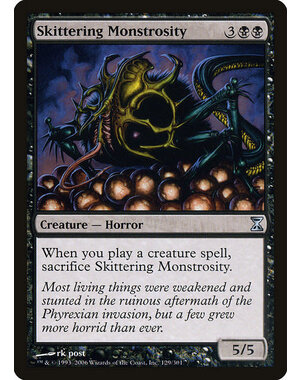 Magic: The Gathering Skittering Monstrosity (129) Moderately Played