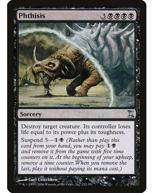 Magic: The Gathering Phthisis (122) Moderately Played