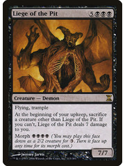 Magic: The Gathering Liege of the Pit (113) Lightly Played