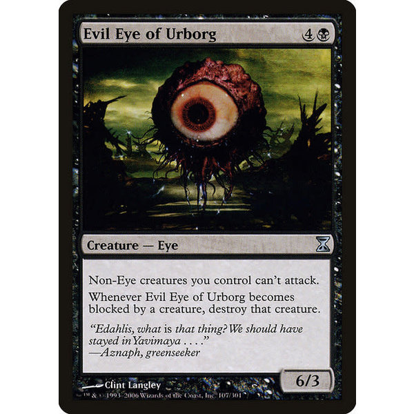 Magic: The Gathering Evil Eye of Urborg (107) Moderately Played