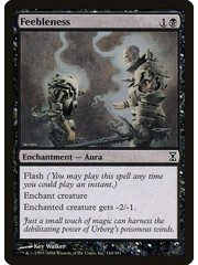 Magic: The Gathering Feebleness (110) Moderately Played
