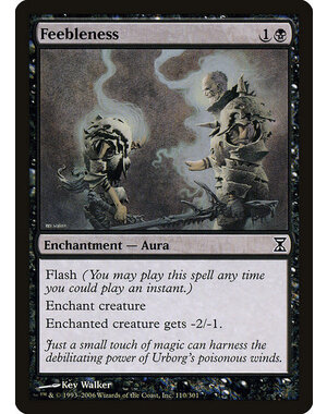 Magic: The Gathering Feebleness (110) Moderately Played