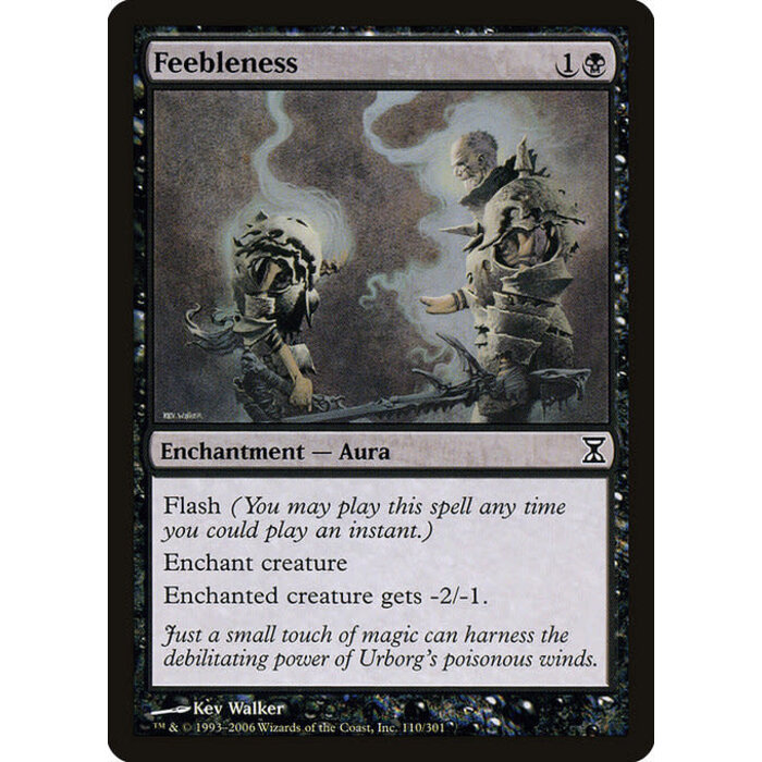 Magic: The Gathering Feebleness (110) Moderately Played