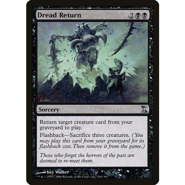 Magic: The Gathering Dread Return (104) Moderately Played